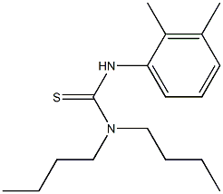 1,1-dibutyl-3-(2,3-dimethylphenyl)thiourea Struktur