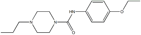 N-(4-ethoxyphenyl)-4-propylpiperazine-1-carboxamide Struktur