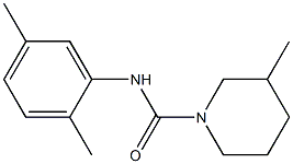 N-(2,5-dimethylphenyl)-3-methylpiperidine-1-carboxamide Struktur