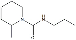 2-methyl-N-propylpiperidine-1-carboxamide Struktur