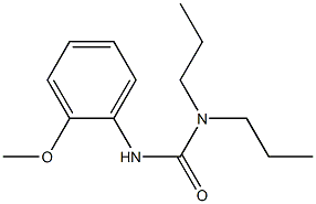 3-(2-methoxyphenyl)-1,1-dipropylurea Struktur