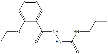 1-[(2-ethoxybenzoyl)amino]-3-propylurea Struktur