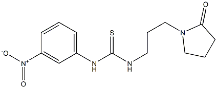 1-(3-nitrophenyl)-3-[3-(2-oxopyrrolidin-1-yl)propyl]thiourea