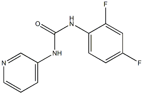 1-(2,4-difluorophenyl)-3-pyridin-3-ylurea Struktur