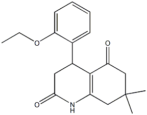 4-(2-ethoxyphenyl)-7,7-dimethyl-3,4,6,8-tetrahydro-1H-quinoline-2,5-dione