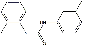 1-(3-ethylphenyl)-3-(2-methylphenyl)urea Struktur