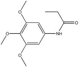 N-(3,4,5-trimethoxyphenyl)propanamide Structure