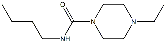 N-butyl-4-ethylpiperazine-1-carboxamide Struktur