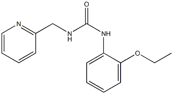 1-(2-ethoxyphenyl)-3-(pyridin-2-ylmethyl)urea Struktur