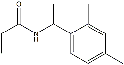 N-[1-(2,4-dimethylphenyl)ethyl]propanamide Struktur