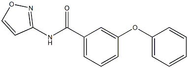 N-(1,2-oxazol-3-yl)-3-phenoxybenzamide Struktur