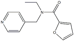 N-ethyl-N-(pyridin-4-ylmethyl)furan-2-carboxamide Struktur