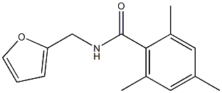 N-(furan-2-ylmethyl)-2,4,6-trimethylbenzamide Struktur