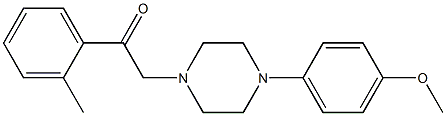 1-[4-(4-methoxyphenyl)piperazin-1-yl]-2-(2-methylphenyl)ethanone