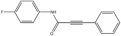 N-(4-fluorophenyl)-3-phenylprop-2-ynamide Struktur