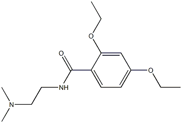 N-[2-(dimethylamino)ethyl]-2,4-diethoxybenzamide Struktur