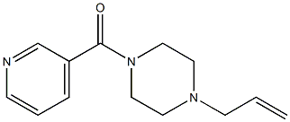 (4-prop-2-enylpiperazin-1-yl)-pyridin-3-ylmethanone Struktur