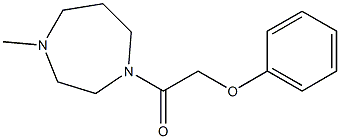 1-(4-methyl-1,4-diazepan-1-yl)-2-phenoxyethanone Struktur