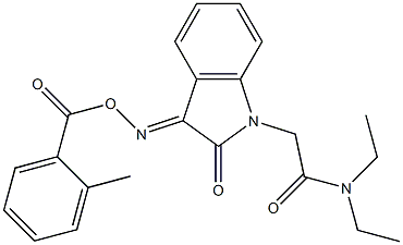 [(E)-[1-[2-(diethylamino)-2-oxoethyl]-2-oxoindol-3-ylidene]amino] 2-methylbenzoate