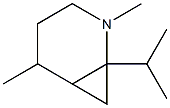 2-Azabicyclo[4.1.0]heptane,1-isopropyl-2,5-dimethyl-(6CI) Struktur