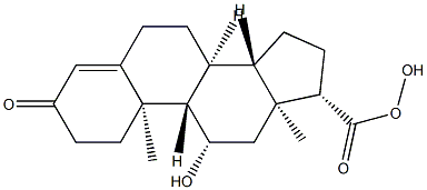 cortisol-17 acid Struktur