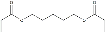 Dipropionic acid 1,5-pentanediyl Struktur