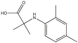 Alanine, 2-Methyl-N-2,4-xylyl- Struktur