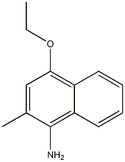 1-Naphthylamine,4-ethoxy-2-methyl-(6CI) Struktur