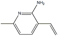 2-Pyridinamine,3-ethenyl-6-methyl-(9CI) Struktur