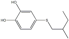 methyl-2-butylmercapto-4-catechol Struktur