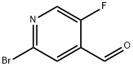 2-Bromo-5-fluoroisonicotinaldehyde Struktur