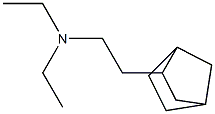 2-Norbornaneethylamine,N,N-diethyl-(6CI) Struktur