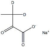 α-Ketobutyric Acid-d2 Sodium Salt Struktur