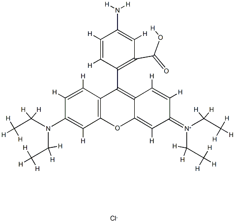 RHODAMINE B AMINE Struktur