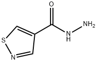 4-Isothiazolecarboxylicacid,hydrazide(6CI) Struktur