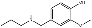 2-methoxy-4-[(propylamino)methyl]phenol Struktur