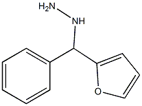 1[furan-2-yl(phenyl)methyl]hydrazine Struktur