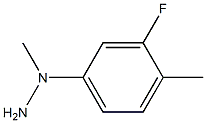 1-(3-fluoro-4-methylbenzyl)hydrazine dihydrochloride Struktur