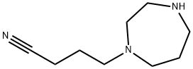 4-(1,4-diazepan-1-yl)butanenitrile Struktur