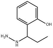 1-(1-(2-hydroxyphenyl)propyl)hydrazine Struktur