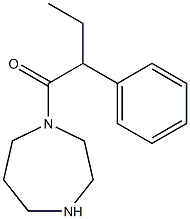 1-(1,4-diazepan-1-yl)-2-phenylbutan-1-one Struktur