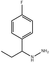 1-(1-(4-fluorophenyl)propyl)hydrazine Struktur