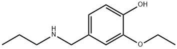 2-ethoxy-4-[(propylamino)methyl]phenol Struktur