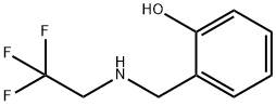 2-{[(2,2,2-trifluoroethyl)amino]methyl}phenol Struktur