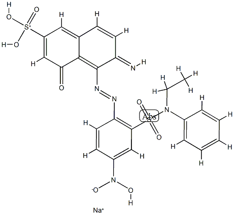 Acid blue 117 (C.I. 17055) Struktur