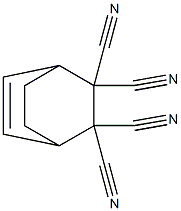 Bicyclo[2.2.2]oct-5-ene-2,2,3,3-tetracarbonitrile Struktur