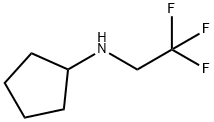 N-(2,2,2-trifluoroethyl)cyclopentanamine Struktur