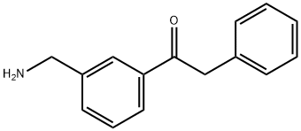 1-(3-AMINOMETHYL-PHENYL)-2-PHENYL-ETHANONE Struktur