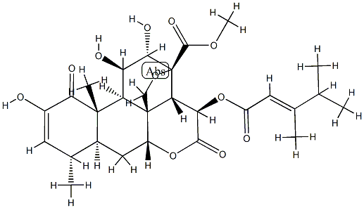 bruceanol F Struktur