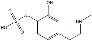 epinine 4-O-sulfate Struktur